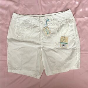 Caribbean Joe Women's Cream Shorts